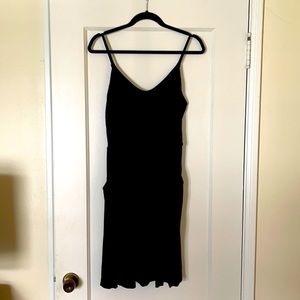 Black Dress with Spaghetti Straps
